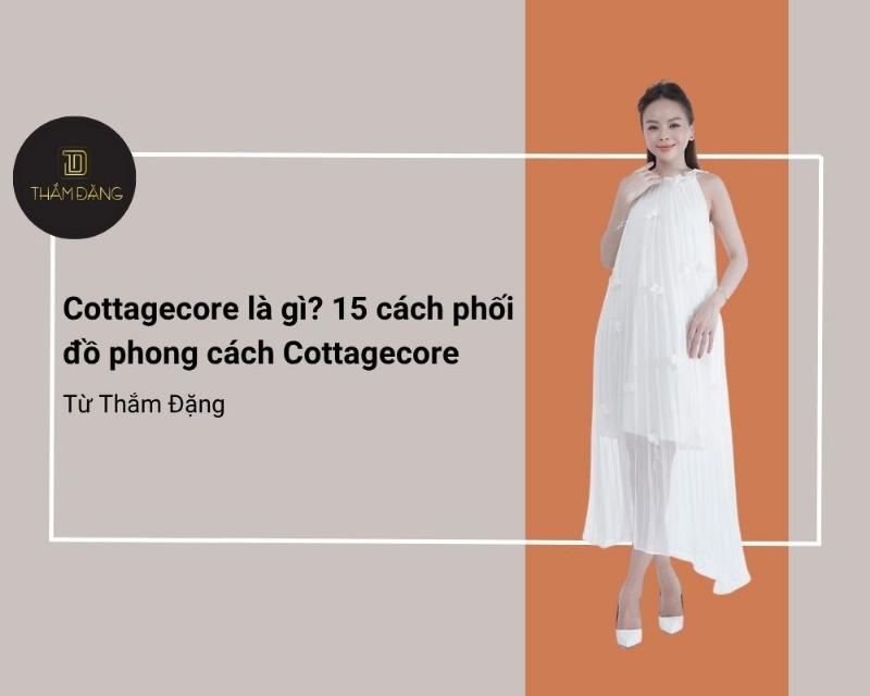 Một cô gái dáng người mảnh khảnh nhưng vẫn trông đầy đặn và cân đối khi mặc chân váy chữ A dáng dài họa tiết hoa nhí, áo blouse cổ vuông tay bồng và giày cao gót, tạo vẻ thanh lịch, duyên dáng.